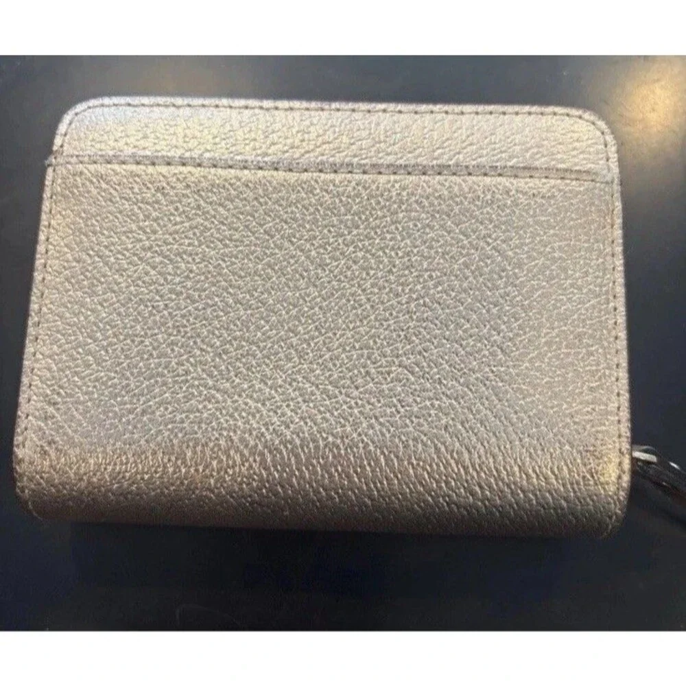 Kate Spade Wellesley Tellie Zip Around Wallet Metallic Gold